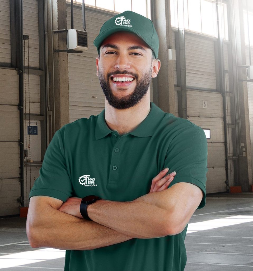 Inspetor da Max Eng. Inspeções em galpão industrial